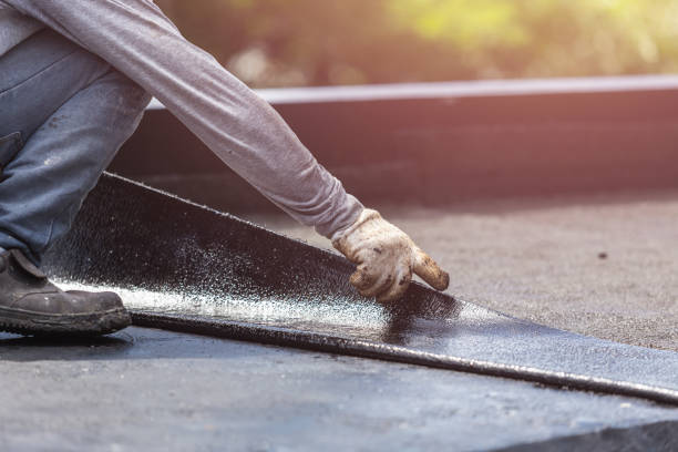 Professional Waterproofing technician working in Chandlersville, OH